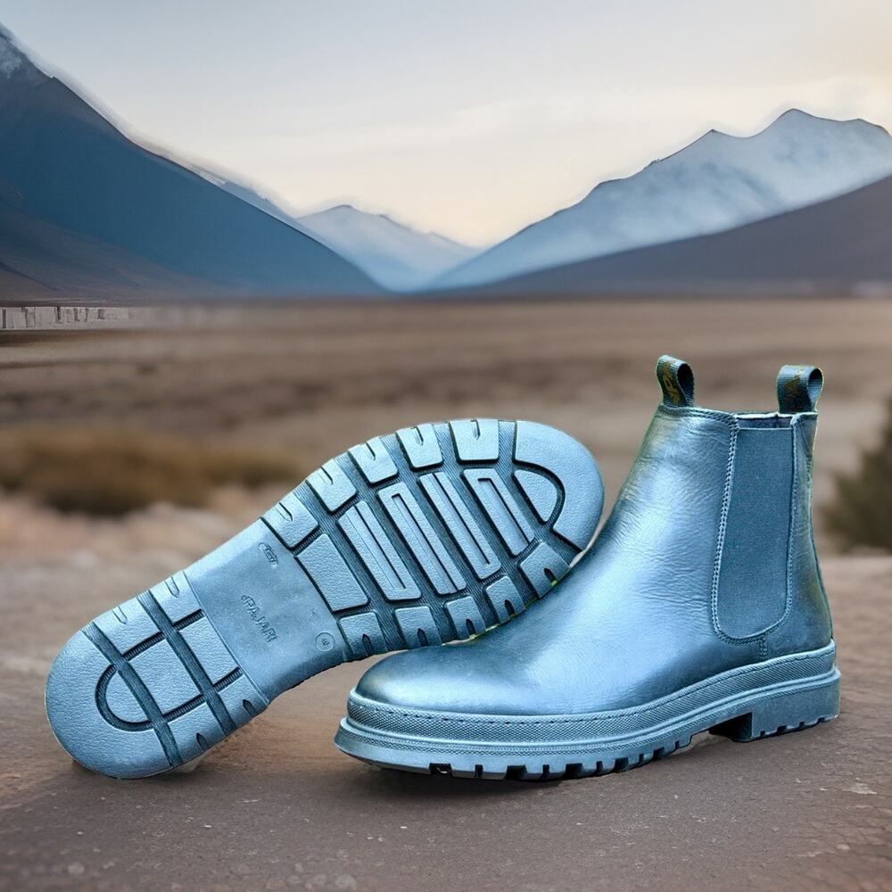 Pajar Cyprus Black Leather Waterproof Chelsea Boot Size 13 / 46 EU ($210 New)